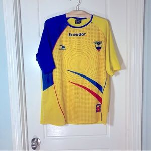 2006 Ecuador World Cup Home Jersey Replica One Size (Fits Like L)